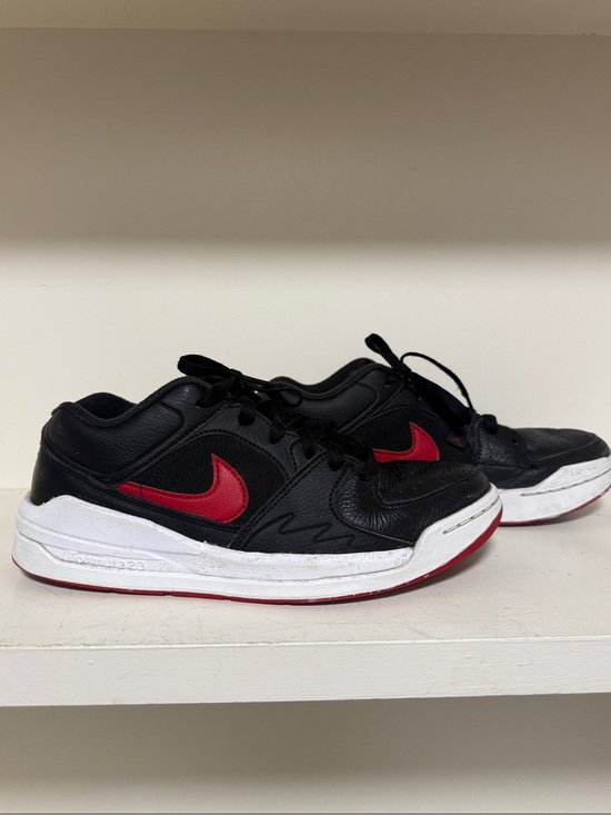 Nike Other - Nike Jordans Kids Black and Red Low-Top Sneakers
